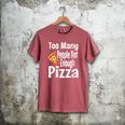 Pizza Lover Saying Introvert Anti Social Humor Foodie Men's Comfort Colors T-Shirt Crimson