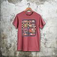 Play Cars On Dad's Back Mom's Back City Map BACK PRINT ONLY Men's Comfort Colors T-Shirt Crimson