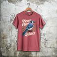 Please Chew Quieter Introvert Christmas Bird Watcher Men's Comfort Colors T-Shirt Crimson