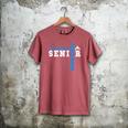 Powerlifting Senior 2025 Class Of 2025 Graduation Party 23 Men's Comfort Colors T-Shirt Crimson