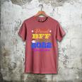 Proud Bff Of 2022 Graduate Class 2022 Graduation Family Men's Comfort Colors T-Shirt Crimson
