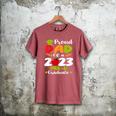 Proud Dad Of 2023 Pre K Graduate Graduation Men's Comfort Colors T-Shirt Crimson
