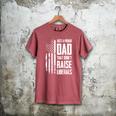 Proud Dad That Didn't Raise Liberals American Flag -ON BACK Women Men Men's Comfort Colors T-Shirt Crimson