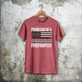 Proud Dad Of a Firefighter Fireman Parent Men's Comfort Colors T-Shirt Crimson