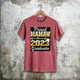 Proud Mamaw Of 2023 Graduate Class 2023 Graduation Family Men's Comfort Colors T-Shirt Crimson