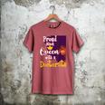 Proud Queen PhD Graduate PhD Graduation Doctorate Men's Comfort Colors T-Shirt Crimson
