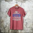 Proud Sister Of Two Class Of 2025 Graduates Twins Graduation Men's Comfort Colors T-Shirt Crimson