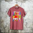 Proud Step-Dad Of 2023 Pre-K Graduate Fathers Day Graduation Men's Comfort Colors T-Shirt Crimson