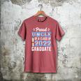 Proud Uncle Of A Class Of 2022 Graduate 22 Senior Graduation Men's Comfort Colors T-Shirt Crimson