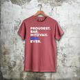 PROUDEST BAR MITZVAH DAD EVER Jewish BOY Celebration Men's Comfort Colors T-Shirt Crimson