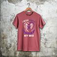 Purple In Memory Of My Dad Pancreatic Cancer Back Graphic Men's Comfort Colors T-Shirt Crimson Purple In Memory Of My Dad Pancreatic Cancer Back Graphic Men's Comfort Colors T-Shirt Crimson