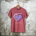 Purple In Memory Of My Grandpa Pancreatic Cancer Awareness Men's Comfort Colors T-Shirt Crimson