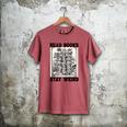Read Books Stay Weird Book Lover Joke Introvert Reading Men's Comfort Colors T-Shirt Crimson Read Books Stay Weird Book Lover Joke Introvert Reading Men's Comfort Colors T-Shirt Crimson