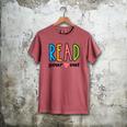 Read Your Heart Read Reading Librarian Book Across America Men's Comfort Colors T-Shirt Crimson