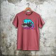 Retro 80s Shark Whale Diving Nostalgia Shark Party Men's Comfort Colors T-Shirt Crimson Retro 80s Shark Whale Diving Nostalgia Shark Party Men's Comfort Colors T-Shirt Crimson