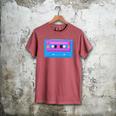 Retro Cassette Tape Tee 90s Nostalgia Aesthetic Men's Comfort Colors T-Shirt Crimson