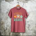 Retro Groovy Daddy Matching Family Birthday Party Men's Comfort Colors T-Shirt Crimson