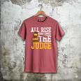 All Rise Here Comes The Judge Lawyer Graduation Quote Men's Comfort Colors T-Shirt Crimson