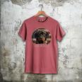 Rottie Dog Mom Dad 'Merica Rottweiler Men's Comfort Colors T-Shirt Crimson