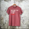 Sarcastic Introvert Attitude Quote Men's Comfort Colors T-Shirt Crimson Sarcastic Introvert Attitude Quote Men's Comfort Colors T-Shirt Crimson