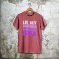 In My School Librarian Era Groovy Back To School Book Lover Men's Comfort Colors T-Shirt Crimson