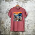 The Scream Cat Parody For Kitty Cat Lover Cat Mom Cat Dad Men's Comfort Colors T-Shirt Crimson