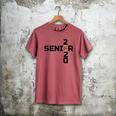 Senior 2020 Football Graduation Shirt Men's Comfort Colors T-Shirt Crimson