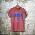 Senior 2024 Graphic Class Of 2024 Graduation Graphic Men's Comfort Colors T-Shirt Crimson