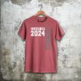 Senior 2024 Class Of 2024 Seniors Graduation 2024 Senior 24 Men's Comfort Colors T-Shirt Crimson