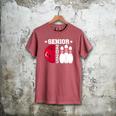 Senior 2025 Bowling Player Class Of 2025 Graduation Seniors Men's Comfort Colors T-Shirt Crimson