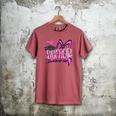 Senior 2027 Class Of 2027 Coquette Girl Pink Graduation 2027 Men's Comfort Colors T-Shirt Crimson