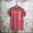 Senior Sister Class Of 2026 Proud Big Sis Graduation Family Men's Comfort Colors T-Shirt Crimson