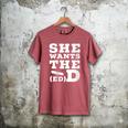 She Wants The EdD Graduation Doctorate EdD Graduate Men's Comfort Colors T-Shirt Crimson