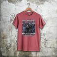 Skeleton No More Mr Nice Guy Meme Men Dad Papa Men's Comfort Colors T-Shirt Crimson
