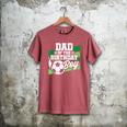Soccer Birthday Birthday Dad Boys Soccer Birthday Men's Comfort Colors T-Shirt Crimson