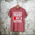 Socializing Drains My Battery Introvert Men's Comfort Colors T-Shirt Crimson Socializing Drains My Battery Introvert Men's Comfort Colors T-Shirt Crimson