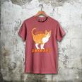 SOCIALLY AWKWARD FUNNY CAT ANTISOCIAL INTROVERT WEIRD Men's Comfort Colors T-Shirt Crimson
