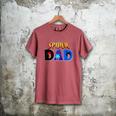 Spider Dad Shirt Birthday Fathers Day Halloween Costumes Pjs Men's Comfort Colors T-Shirt Crimson