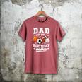 Sports Dad Of The Birthday Baller Sports Family Party Men's Comfort Colors T-Shirt Crimson