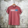 Sports Dad Shirt Cute Father's Day Men's Comfort Colors T-Shirt Crimson
