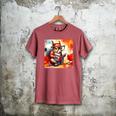 Squirrel Reading Comic Book On Autumn Branch Glasses Leaves Men's Comfort Colors T-Shirt Crimson Squirrel Reading Comic Book On Autumn Branch Glasses Leaves Men's Comfort Colors T-Shirt Crimson