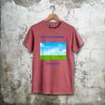 Out Standing In Her Field Graduation Tee Men's Comfort Colors T-Shirt Crimson