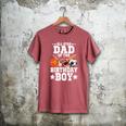 All Star Dad Of The Birthday Boy Basketball Soccer Sport Men's Comfort Colors T-Shirt Crimson