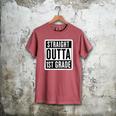 Straight Outta 1st Grade First Graduate Graduation Student Men's Comfort Colors T-Shirt Crimson