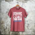 Straight Outta Third Grade Class Of 2019 Graduation Men's Comfort Colors T-Shirt Crimson