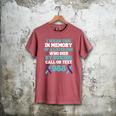 Suicide Prevention 988 Hotline In Memory Of Loved One Men's Comfort Colors T-Shirt Crimson Suicide Prevention 988 Hotline In Memory Of Loved One Men's Comfort Colors T-Shirt Crimson