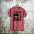 I Survived Home School Class Of 2018 Graduation Men's Comfort Colors T-Shirt Crimson