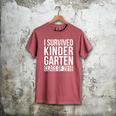 I Survived Kindergarten Class Of 2018 Graduation Shirt Men's Comfort Colors T-Shirt Crimson