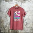 Teal & Purple In Memory Of My Brother Suicide Prevention Men's Comfort Colors T-Shirt Crimson Teal & Purple In Memory Of My Brother Suicide Prevention Men's Comfort Colors T-Shirt Crimson