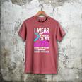 Teal & Purple In Memory Of My Sister Suicide Prevention Men's Comfort Colors T-Shirt Crimson
